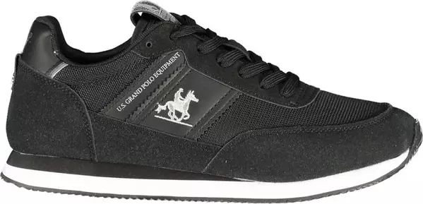 Nero Polyester Men's Sneaker