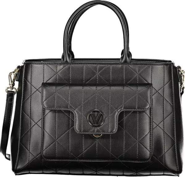 Black Polyurethane Women's Bag