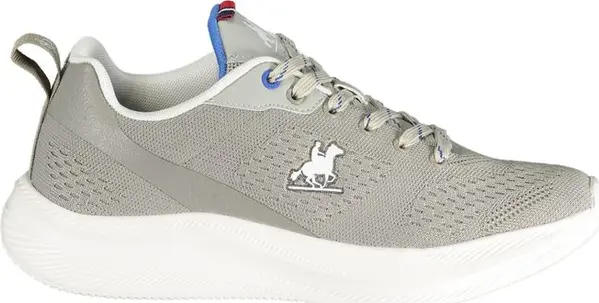 Gray Polyurethane Mens Sneaker