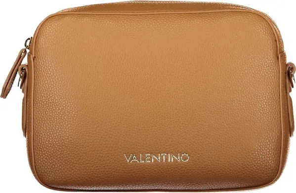 Brown Polyurethane Women Bag