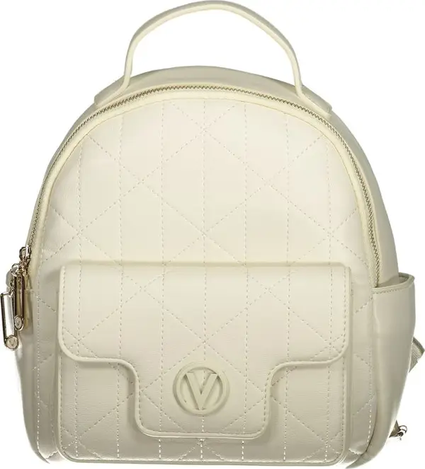 Bianco Polyurethane Women's Backpack