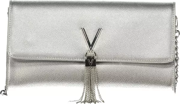 Argento Polyurethane Women's Handbag