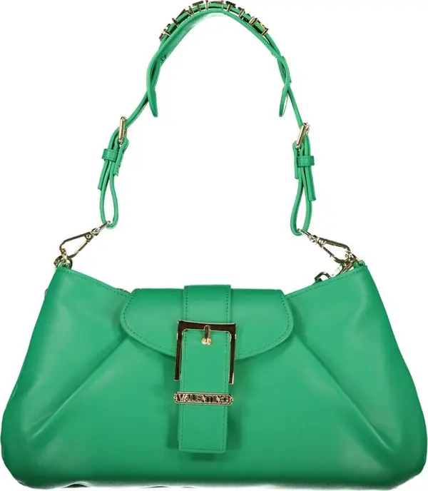 Verde Polyurethane Women's Bag with Adjustable Shoulder Strap