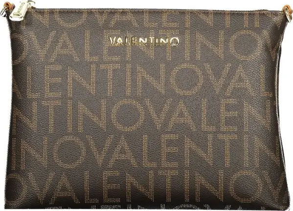 Brown Polyurethane Women's Bag