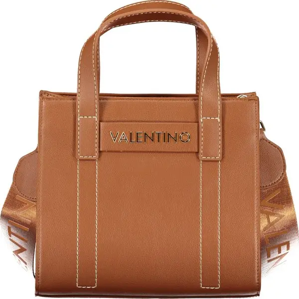 Brown Polyurethane Women's Bag