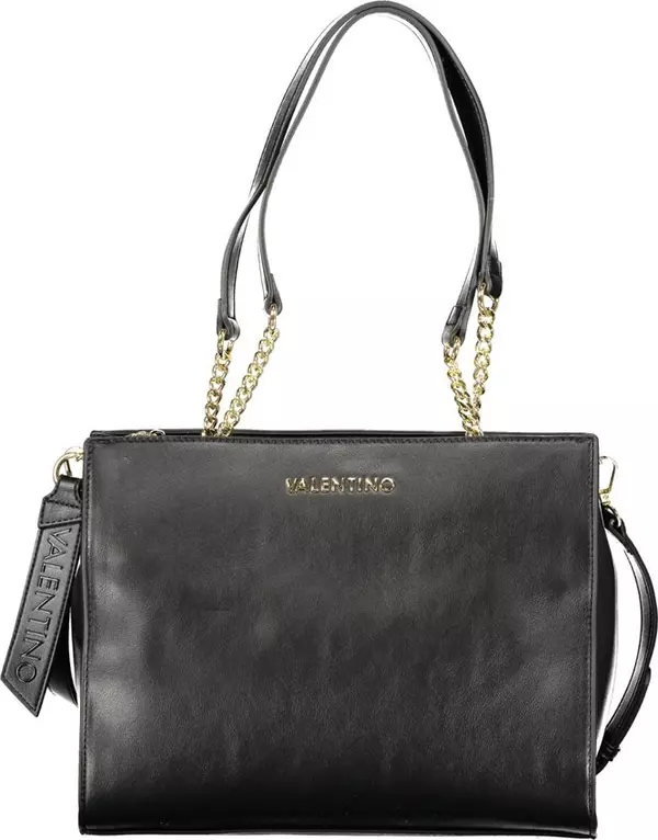Black Polyurethane Womens Bag