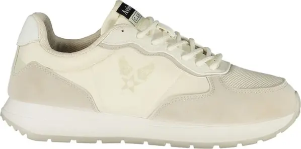 White Polyurethane Men's Sneaker