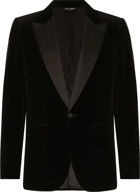 Black Cotton Tuxedo