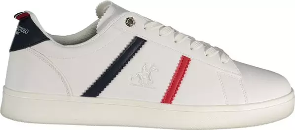 Bianco Poliuretano Uomo Sneaker