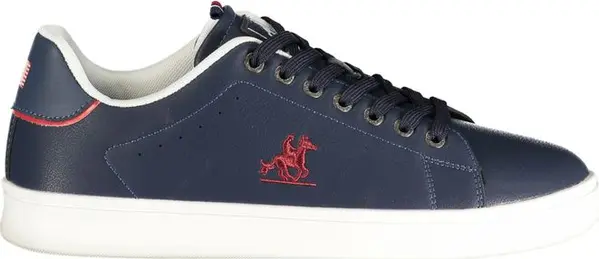 Blue Polyurethane Men's Sneaker