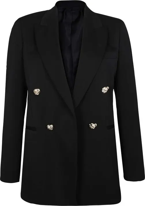 Black Virgin Wool Blazer