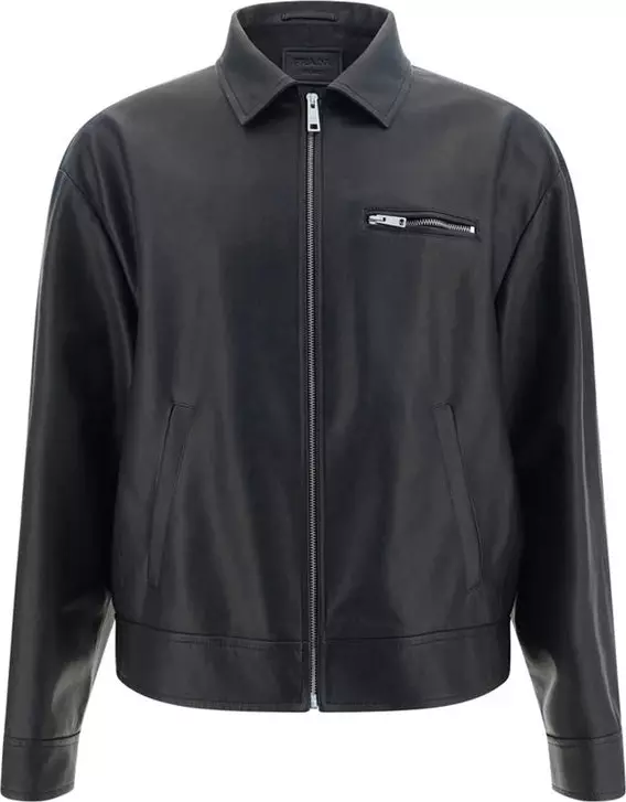 Black Lamb Leather Leather Jacket