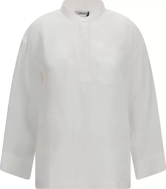 White Linen Dress Shirt