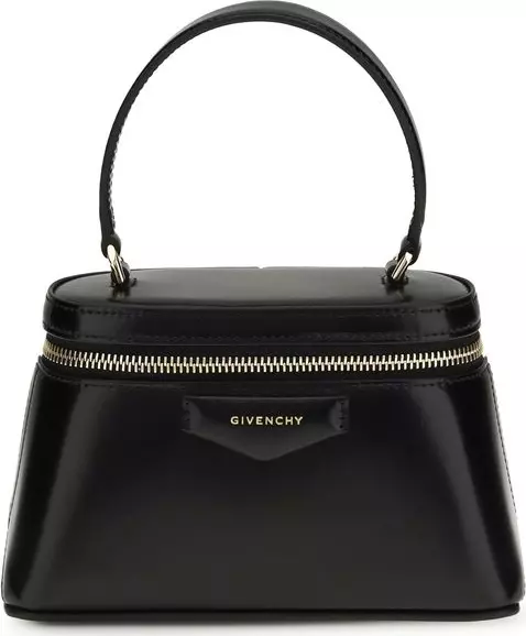 Black Calf Leather Bos Taurus Handbag