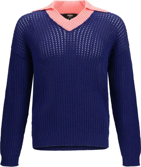 Blue Cotton Sweatshirt