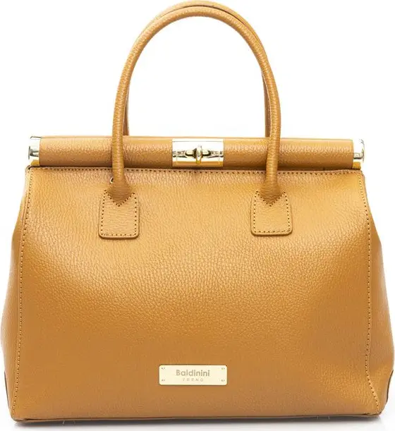 Brown Leather Women Shoulder Bag