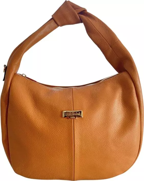 Brown Leather Women Shoulder Bag