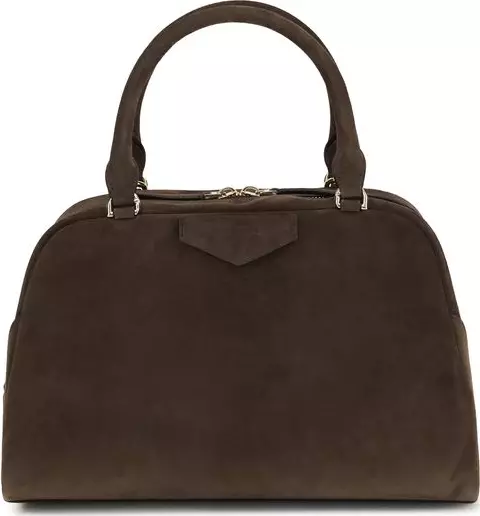Brown Calf Leather Bos Taurus Handbag