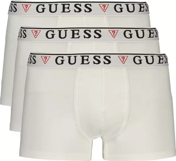 White Cotton Men's Boxer