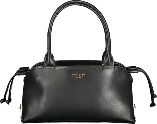 Black Polyurethane Women's Bag
