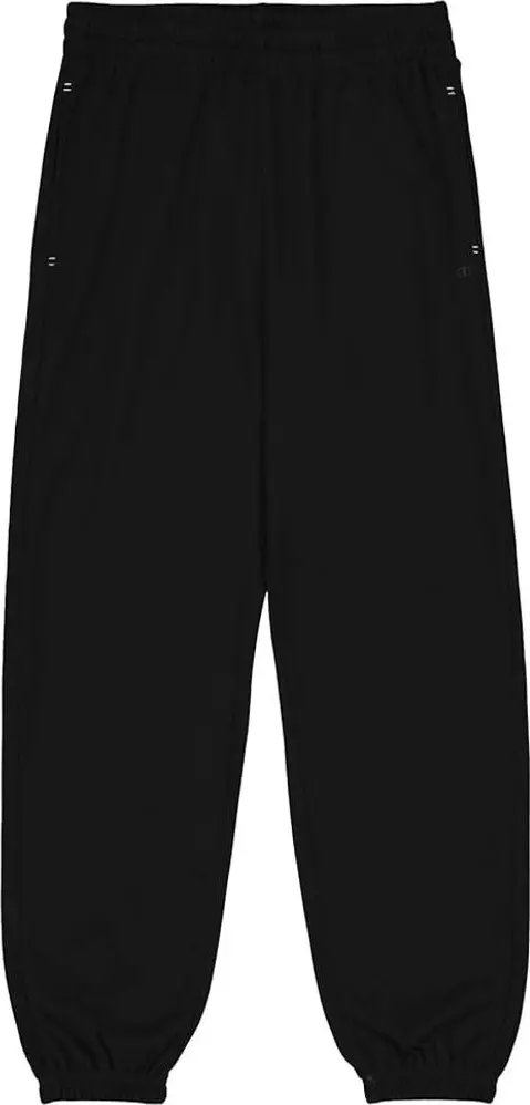 Black Polyester Joggers (Workout Pants)