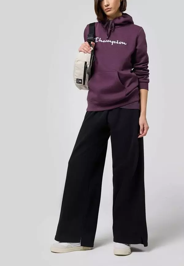 Black Cotton Casual Pants