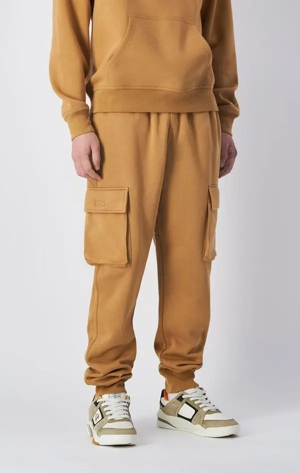 Brown Cotton Joggers (Workout Pants)
