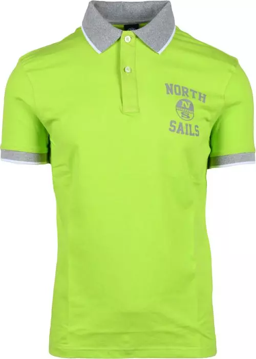 Green Cotton Polo Shirt