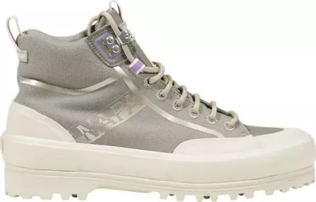 Green Fabric Athletic Sneakers