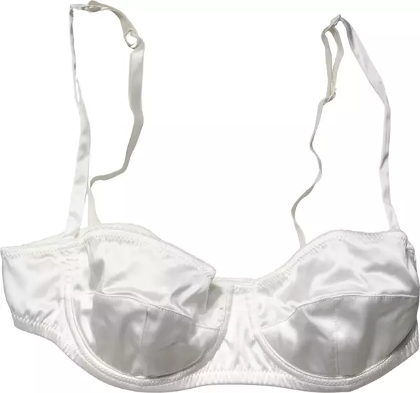 White Semi-Pad Underwire Balconette Underwear