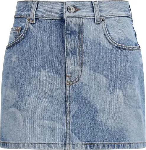 Blue Denim Skirt