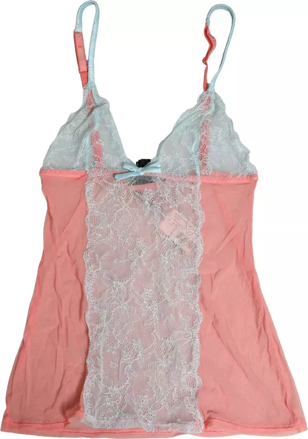 Multicolor Sheer Lace Lingerie Chemise Top Underwear
