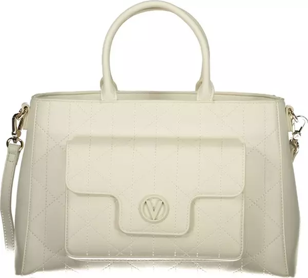 Bianco Polyurethane Women's Bag