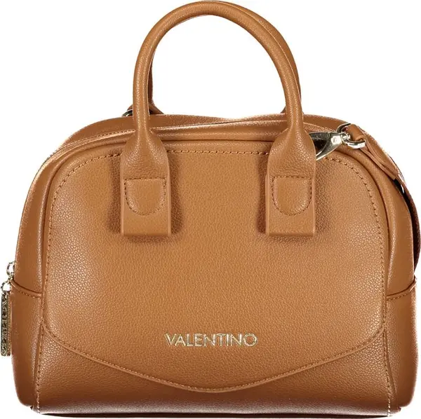 Brown Polyurethane Women's Bag