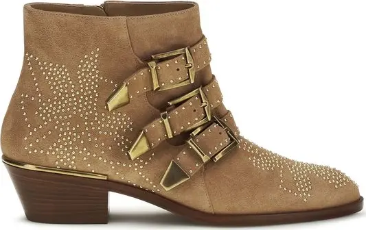 Multicolor Calf Leather Bos Taurus Ankle Boots