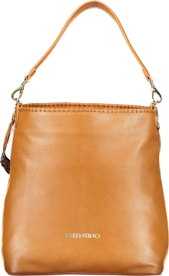 Brown Polyurethane Women's Bag