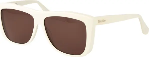 White Acetate Sunglasses