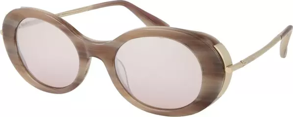 Beige Acetate Sunglasses