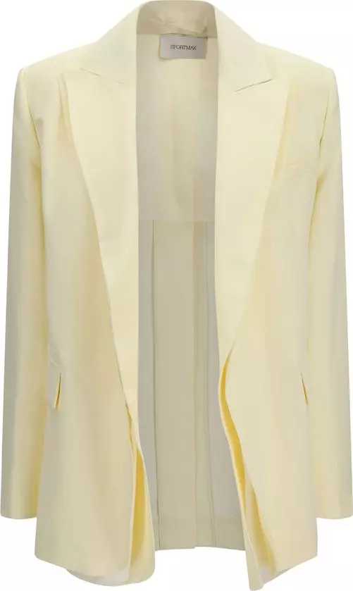 Bicolor Viscose Blazer