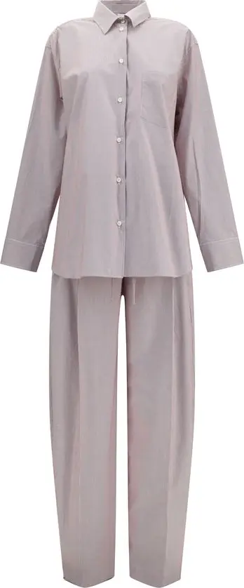 Multicolor Cotton Casual Pants