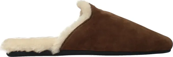 Brown Leather Slippers