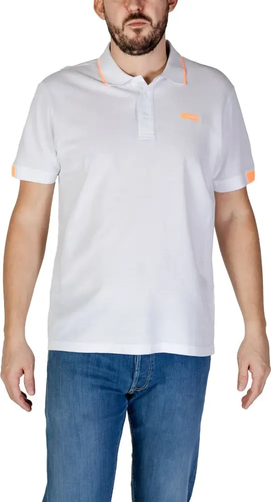White Cotton Polo Shirt
