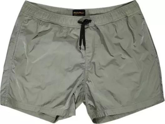 Green Nylon Swim Shorts