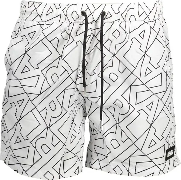 Bianco Polyester Men's Swim Boxer