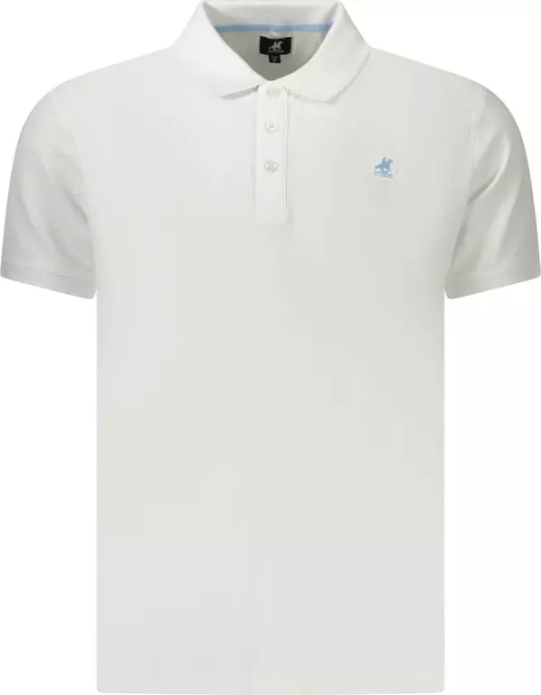 White Cotton Men's Polo Shirt
