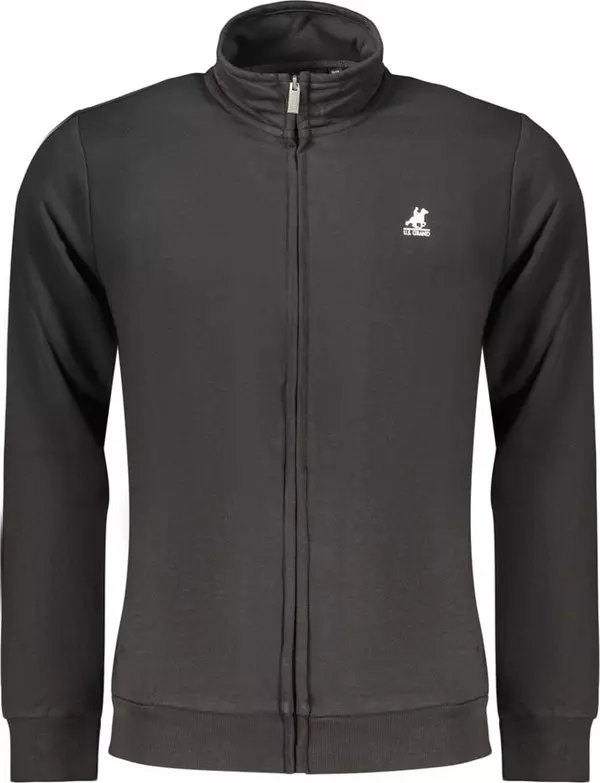 Black Cotton Men's Sweatshirt