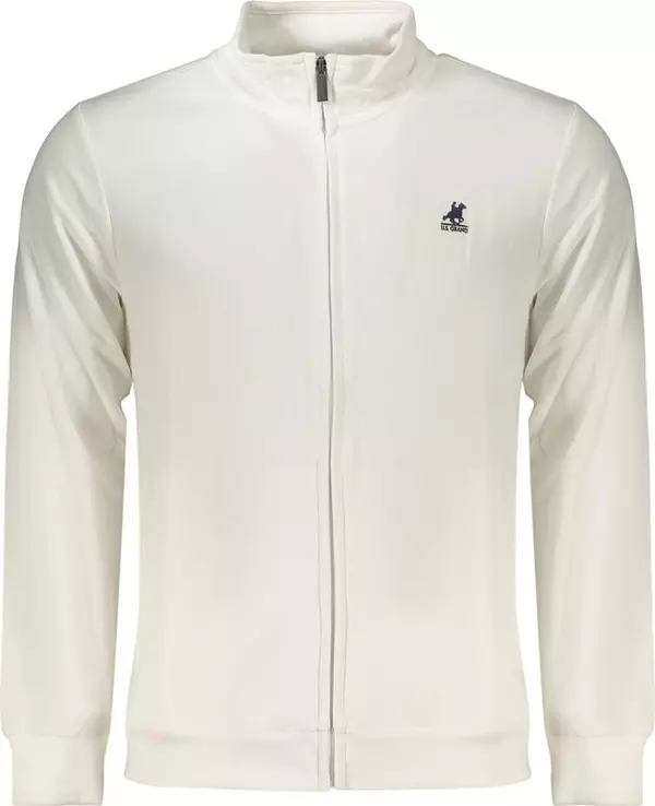 White Cotton Mens Sweatshirt