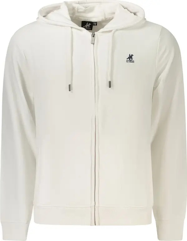 White Cotton Men's Sweatshirt
