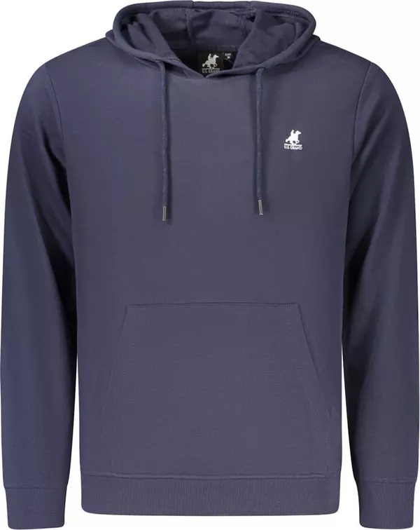 Blue Cotton Men's Sweatshirt
