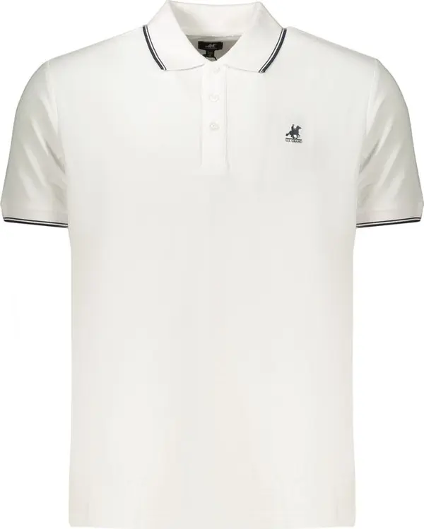 White Cotton Men's Polo Shirt